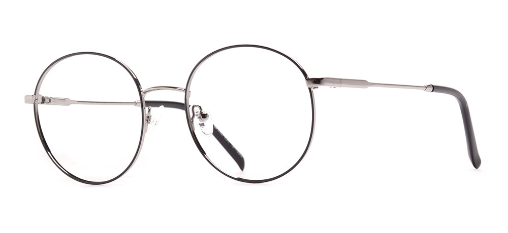 BENX FANTASIA Eyeglasses Teenage Man,Woman,Unisex Round Full-Rimmed Metal Unfiltered BXMTL 7905-C.03